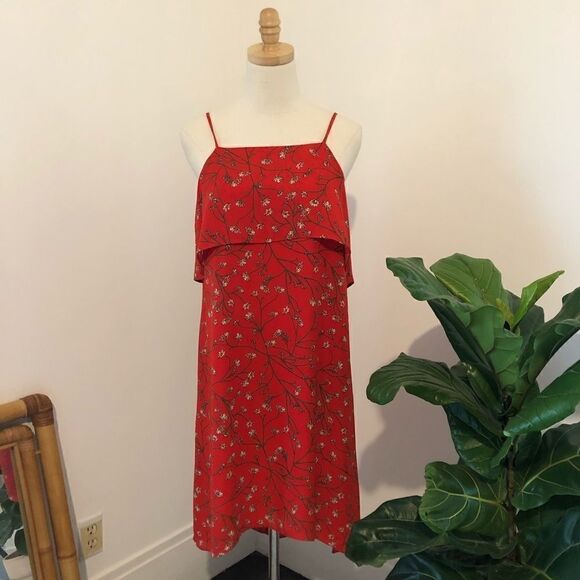 Tabitha Webb Red Floral Dress 6 - Picture 2 of 7